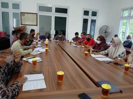 RAPAT KOORDINASI SEBELUM PENYALURAN BANSOS BERAS PPKM 2021