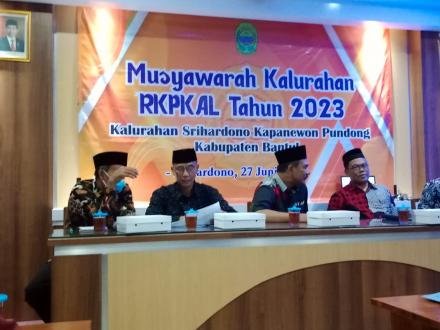 MUSKAL RKP KALURAHAN SRIHARDONO TAHUN 2023