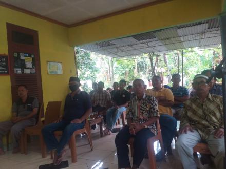 Sosialisasi Program Padat Karya di Rt 05 Dusun Potrobayan