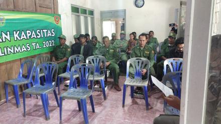Peningkatan Kapasitas Anggota Satlinmas Th 2022 di Dusun Seyegan